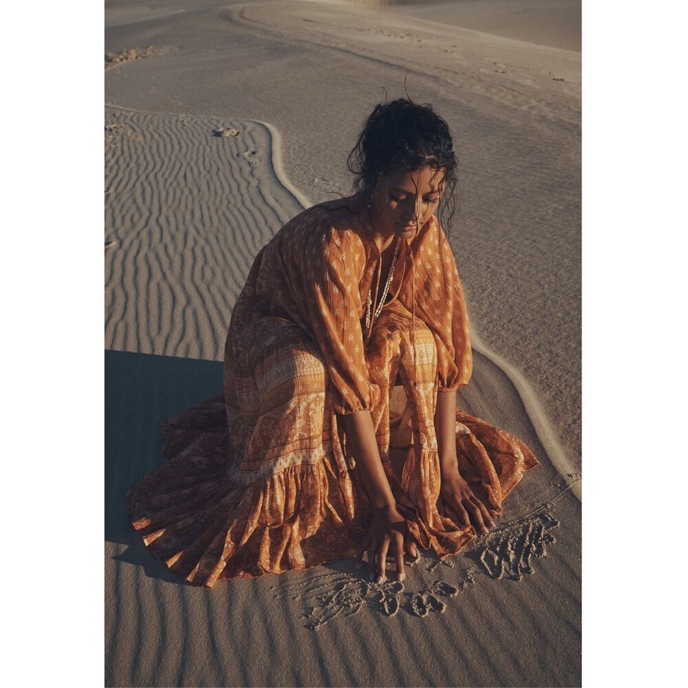 Spell &The Gypsy Utopia Short Sleeve Dress Size XXS